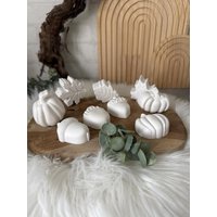 Herbstliche Gießformen Set - Kürbis Deko, Eichel Deko & Blatt Diy Herbstdeko Rohlinge Zum Bemalen, Handmade Gipsfiguren Herbst von KBDekoHandmade
