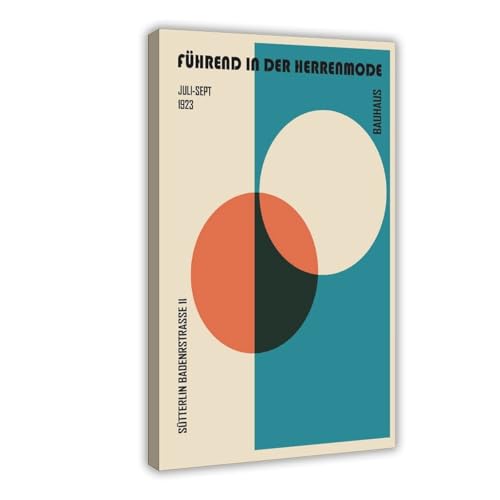 KBECNAU Bauhaus 1923 Kunstposter auf Leinwand Poster Schlafzimmer Dekor Landschaft Büro Zimmer Dekor Geschenk 40 x 60 cm KBECNAU Bauhaus 1923 Kunstposter auf Leinwand Poster Schlafzimmer Dekor Landschaft Büro Zimmer Dekor Geschenk 40 x 60 cm von KBECNAU