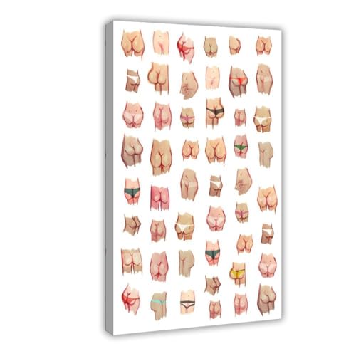 KBECNAU Butts Muster Kunstposter Leinwand Poster Schlafzimmer Dekor Landschaft Büro Zimmer Dekor Geschenk 20 x 30 cm KBECNAU Butts Muster Kunstposter Leinwand Poster Schlafzimmer Dekor Landschaft Büro Zimmer Dekor Geschenk 20 x 30 cm von KBECNAU