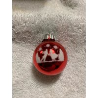 Shiny Brite By Radko Glas Schablone Feder Baum Weihnachtsschmuck 3, 5 cm von KBFUNFinds2