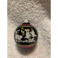 Shiny Brite By Radko Glas Schablone Halloween Ornament 2" von KBFUNFinds2