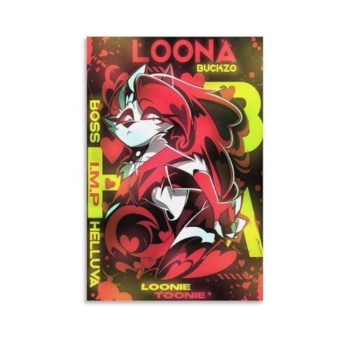 KBGDFSDF Anime-Poster Helluva Boss Loona, 5, Leinwand-Poster, Schlafzimmer, Dekoration, Landschaft, Büro, Raumdekoration, Geschenk, 30 x 45 cm KBGDFSDF Anime-Poster Helluva Boss Loona, 5, Leinwand-Poster, Schlafzimmer, Dekoration, Landschaft, Büro, Raumdekoration, Geschenk, 30 x 45 cm von KBGDFSDF