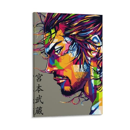 KBGDFSDF Miyamoto Musashi Leinwand-Poster, Schlafzimmerdekoration, Landschaft, Büro, Raumdekoration, Geschenk, 30 x 45 cm KBGDFSDF Miyamoto Musashi Leinwand-Poster, Schlafzimmerdekoration, Landschaft, Büro, Raumdekoration, Geschenk, 30 x 45 cm von KBGDFSDF
