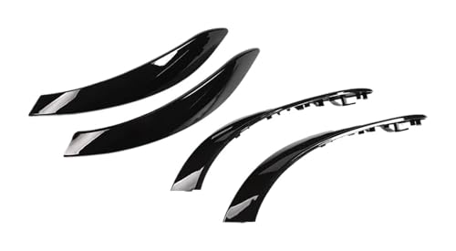 KBKEUBUAD Türgriff Handschuh Für 3 4 3GT Serie 2013-2018 F30 316d 318d 320d F31 320i 325d Innentüren Griff Äußere Pull Trim Abdeckung(Gloss Black,4PCS) von KBKEUBUAD