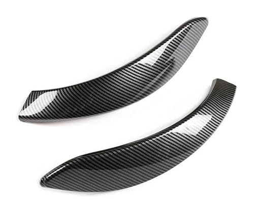 KBKEUBUAD Türgriff Handschuh Für 3 4 Series F30 F31 GT F34 F36 2014-2019 Innentürgriff Auto Carbon Fiber Look Abdeckkappe Trim(2Pcs) von KBKEUBUAD