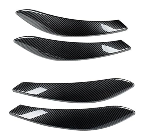 KBKEUBUAD Türgriff Handschuh Für 3 4 Series F30 F31 GT F34 F36 2014-2019 Innentürgriff Auto Carbon Fiber Look Abdeckkappe Trim(4PCS) von KBKEUBUAD
