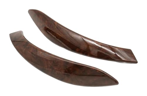 KBKEUBUAD Türgriff Handschuh Für 3er 4er M3 M4 F30 F80 F31 F32 F33 F34 F35 F36 2013-2018 Innentürgriff Außenabdeckung Verkleidung(Walnut,2PCS) von KBKEUBUAD