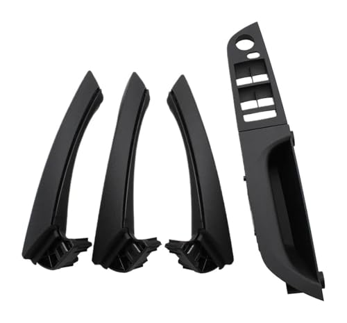 KBKEUBUAD Türgriff Handschuh Für 3er E90 E91 316 318 320 325 328i 2004-2012 Innentürgriff Mit Abdeckungsverkleidung Kompletter Satz(Schwarz,35.5 Low-end) von KBKEUBUAD