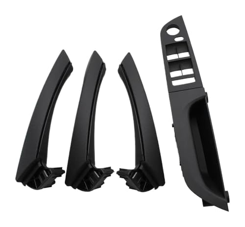 KBKEUBUAD Türgriff Handschuh Für 3er E90 E91 316 318 320 325 328i 2004-2012 Innentürgriff Mit Abdeckungsverkleidung Kompletter Satz(Schwarz,37.5 Low-end) von KBKEUBUAD
