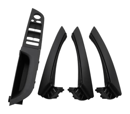 KBKEUBUAD Türgriff Handschuh Für 3er E90 E91 316 318 320 325 328i 2004-2012 LHD Innentürgriff Mit Abdeckungsverkleidung Kompletter Satz(Schwarz,35.5 High-end) von KBKEUBUAD