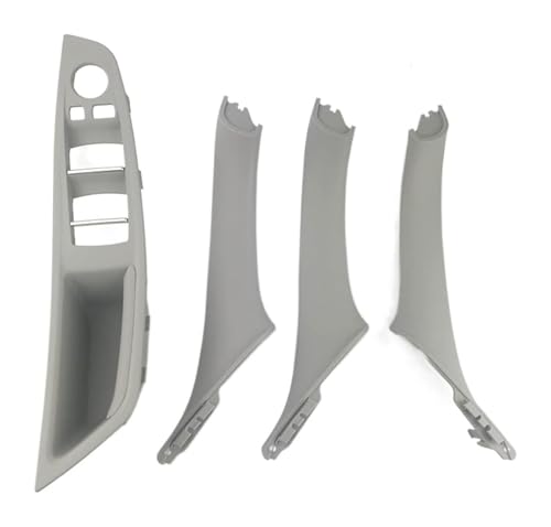 KBKEUBUAD Türgriff Handschuh Für 5 Series F10 F11 F18 520 523 525 528 530 2010-2017 LHD Auto Innen Tür Griff Panel Abdeckung(Gary,Set) von KBKEUBUAD
