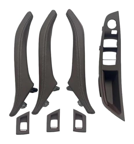 KBKEUBUAD Türgriff Handschuh Für 5 Series F10 F11 F18 520i 523i 525i 528i 535i 2010-2017 Armlehne Innenausstattung Leder Türgriff Montage 7-teiliges Set(Moka) von KBKEUBUAD