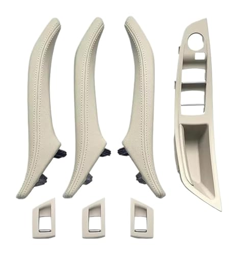 KBKEUBUAD Türgriff Handschuh Für 5 Series F10 F11 F18 520i 523i 525i 528i 535i 2010-2017 Auto Links Rechts Innen Tür Armlehne Leder Griff RHD(Oyster,7PCS) von KBKEUBUAD