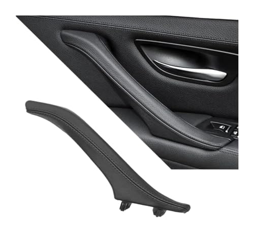 KBKEUBUAD Türgriff Handschuh Für 5 Series F10 F11 F18 520i 523i 525i 528i 535i 2010-2017 Innen Passagier Türgriff Leder Pull Montage(Schwarz,Right) von KBKEUBUAD