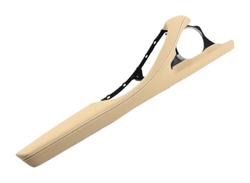 KBKEUBUAD Türgriff Handschuh Für 5 Series F10 F11 F18 520i 523i 525i 528i 535i 2010-2017 Innentürgriff Armlehne Leder Außenrahmenhalterung(Beige,LHD) von KBKEUBUAD