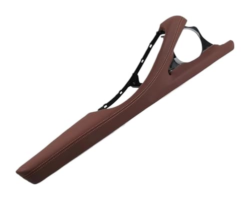 KBKEUBUAD Türgriff Handschuh Für 5 Series F10 F11 F18 520i 523i 525i 528i 535i 2010-2017 Innentürgriff Armlehne Leder Außenrahmenhalterung(Red Brown,LHD) von KBKEUBUAD
