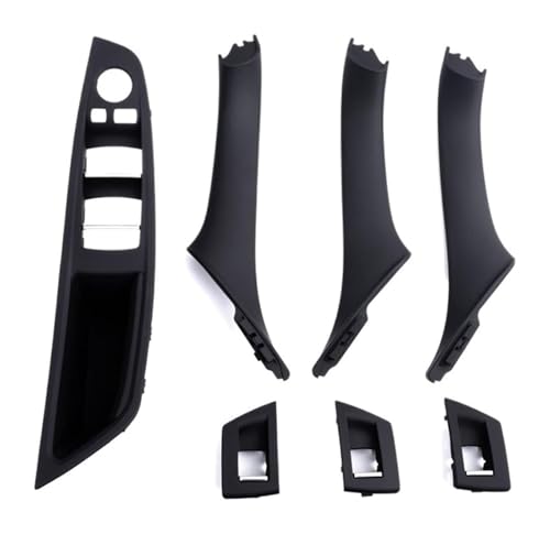 KBKEUBUAD Türgriff Handschuh Für 5 Series F10 F11 F18 520i 523i 525i 528i 535i Innentür Armlehne Fenster Schalter Panel Pull Griff Set(Black Lhd 7pcs) von KBKEUBUAD