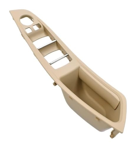 KBKEUBUAD Türgriff Handschuh Für 5 Series F10 F11 F18 520i 523i 525i 528i 535i Innentür Armlehne Fenster Schalter Panel Pull Griff Set(Lhd Beige) von KBKEUBUAD