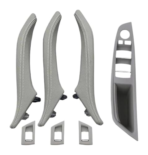 KBKEUBUAD Türgriff Handschuh Für 5er F10 F11 F18 520i 523i 525i 528i 535i 2010–2017 LHD RHD Auto-Armlehne Innentür Leder-Zuggriff(Gray,RHD) von KBKEUBUAD