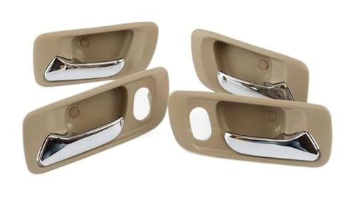 KBKEUBUAD Türgriff Handschuh Für A&ccord 1998-2002 CG1 CG5 CF9 Chroming Beige Auto Innen Tür Griff(4PCS) von KBKEUBUAD