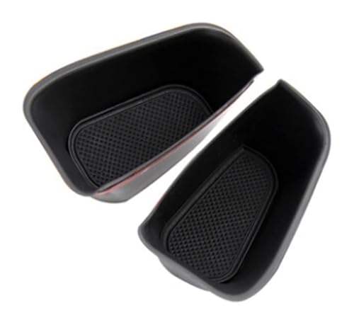 KBKEUBUAD Türgriff Handschuh Für A4 B8 A5 S5 Q5 Türinnengriff Armlehnenbox Handschuhkonsole Container Ablage Palettenkoffer(Q5 Black 2pcs) von KBKEUBUAD