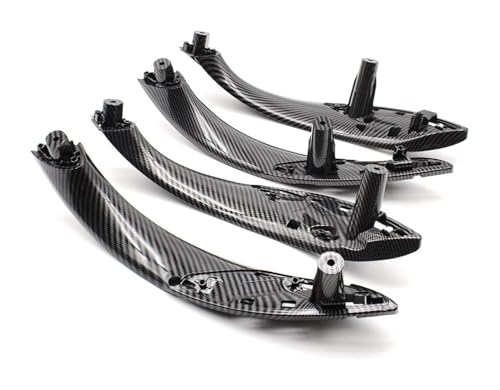 KBKEUBUAD Türgriff Handschuh Für B&MW 3S 4S M3 M4 F30 F34 F36 F32 F33 F80 F82 F83 316d 318d 320d 320i 325d Innentürgriff-Ziehverkleidung(Carbon 4pcs Set) von KBKEUBUAD