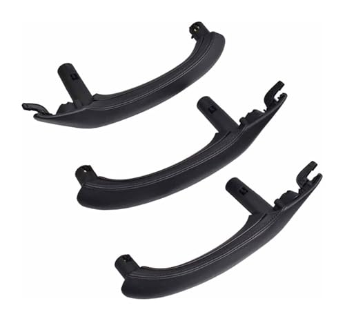 KBKEUBUAD Türgriff Handschuh Für B&MW X3 X4 F25 F26 2010-2016 Autoinnenraum Beifahrertür Links Rechts Zuggriff Lederbezug(Schwarz,LHD SET) von KBKEUBUAD