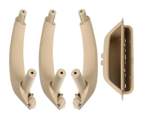KBKEUBUAD Türgriff Handschuh Für B&MW X3 X4 F25 F26 51419209216 Links Rechts Auto Türgriff Innenverkleidung Pull Trim Abdeckung(Beige,RHD) von KBKEUBUAD