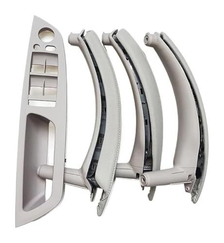 KBKEUBUAD Türgriff Handschuh Für B&MW X5 X6 E70 E71 2007-2014 LHD RHD 7-teiliges Set Innentür-Fenster-Schalterfeld-Zuggriff(Gray,LHD) von KBKEUBUAD