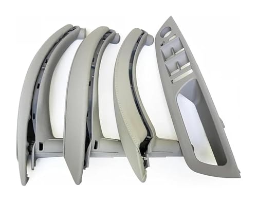 KBKEUBUAD Türgriff Handschuh Für B&MW X5 X6 E70 E71 2007-2014 LHD RHD 7-teiliges Set Innentür-Fenster-Schalterfeld-Zuggriff(Gray,RHD) von KBKEUBUAD
