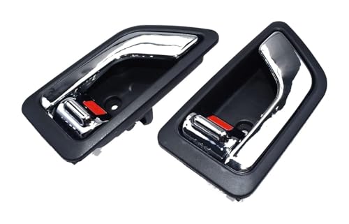 KBKEUBUAD Türgriff Handschuh Für Hyundai Für Getz Für Click TB 2002-2009 Auto Innen Tür Griffe Links Rechts(Chrom,2PCS LEFT RIGHT) von KBKEUBUAD