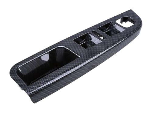 KBKEUBUAD Türgriff Handschuh Für VW Für G&olf 5 2006-2009 Für Mk5 2005-2010 Master Tür Fenster Switch Control Panel Trim(Carbon) von KBKEUBUAD