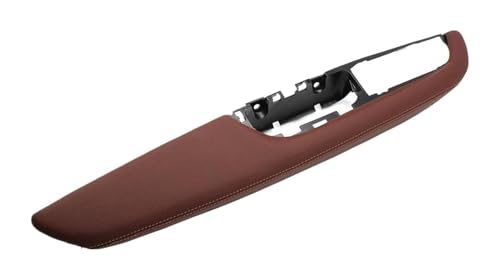 KBKEUBUAD Türgriff Handschuh Für X5 Für X6 E70 E71 E72 2007-2013 Innenarmlehne Türgriff Vorne Links Außenrahmenplatte(Red Brown) von KBKEUBUAD