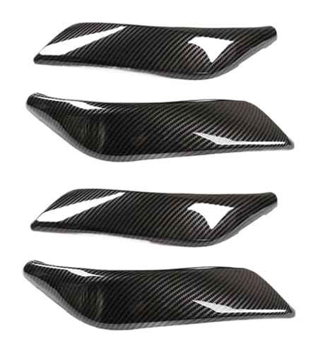 Türgriff Handschuh Für 1 2 Serie F20 F21 F22 F23 2012-2018 Auto Carbon Fiber Innen Tür Armlehne Griff Abdeckung Trim(Carbon Fiber,4piece) von KBKEUBUAD
