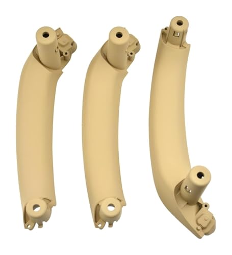 Türgriff Handschuh Für B&MW X3 X4 F25 F26 2010-2016 LHD Auto Innentür Pull Griff Armlehne Panel Abdeckung Trim 51417250307(Beige 3pcs) von KBKEUBUAD