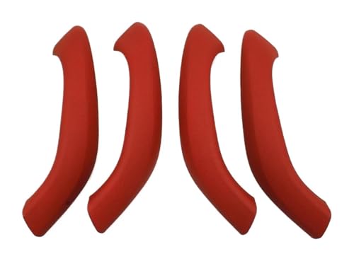 Türgriff Handschuh Für X1 Für X2 F48 F49 F39 2016-2022 2PCS 4PCS Kit Vorne Hinten Innen Türgriff Äußere Abdeckung Trim Set(Volcanic Red,4PCS) von KBKEUBUAD