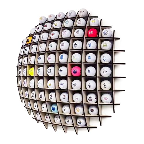 KBKJYYGS Golfball-Vitrine in Form eines Balls, Golfballhalter bietet Platz für bis zu 78 Golfbälle, ideal für Sammler KBKJYYGS Golfball-Vitrine in Form eines Balls, Golfballhalter bietet Platz für bis zu 78 Golfbälle, ideal für Sammler von KBKJYYGS