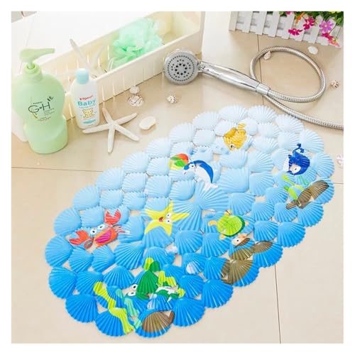 38x68cm Nette Cartoon PVC Bad Matte Anti-Rutsch Dusche Badewanne Matten Mit Sauger Weiche Massage Pad Kinder Ältere Badezimmer Teppich Für Badewannen von KBLDOPN