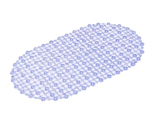 67x37cm Anti-Rutsch-PVC-Bodenmatte Badewanne Dusche Klare Blasenmatte Klarer Teppich Wasserbad Sicherheitsduschmatte Badezimmerzubehör Für Badewannen(Blue) von KBLDOPN