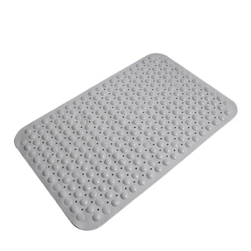Badematte, 36 x 71 cm, Saugnapf, Sicherheitsdusche, Badewannenmatten, rutschfeste Badezimmer-Bodenmatte, PVC, wasserdichtes Massage-Fußpolster Für Badewannen(Khaki) von KBLDOPN