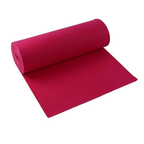 KBLDOPN Hochzeitsgangteppich Anti-Rutsch-Hochzeits-Roter Teppich Hochzeit Roter Teppich Party Bühnenteppich Hochzeitsteppich Für Drinnen Und Draußen(Red,3.0 M_1.2M) von KBLDOPN