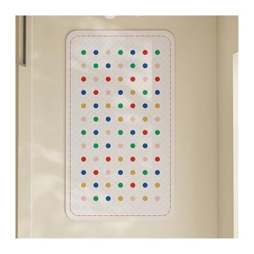 Niedliche Muster PVC Badematte Weiche Massage Fußpolster Duschmatte Sicherer Badezimmerteppich for Kinder zu Hause Badezimmer Für Badewannen(C,60x90cm) von KBLDOPN