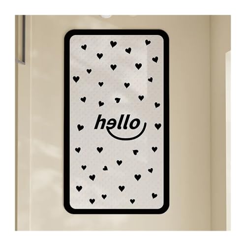 Niedliche Muster PVC Badematte Weiche Massage Fußpolster Duschmatte Sicherer Badezimmerteppich for Kinder zu Hause Badezimmer Für Badewannen(E,50x80cm) von KBLDOPN