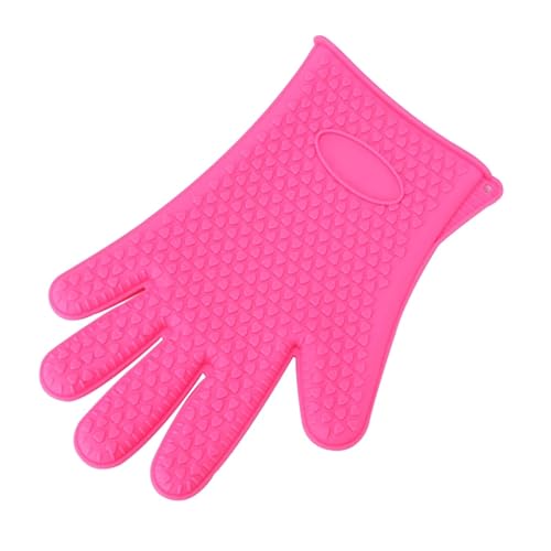 Spülhandschuhe Mit Wash Scrubber Silikonhandschuhe Hitzebeständige Handschuhe Haushaltswärmeisolierung Geeignet for Entfernen von kochendem Wasser und aus der Mikrowelle Für Reinigung, Küche(Color 4) von KBLDOPN