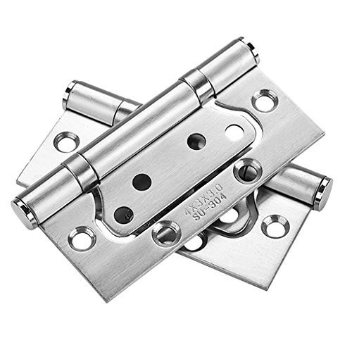 1 Paar Türscharniere aus 304 Edelstahl, 4 in 3 x 75 x 100 mm von KBOLAE