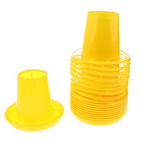 10 x automatische Hühner-Futterstation für Geflügel, Vögel, Futternapf, Futterhalter 10 x automatische Hühner-Futterstation für Geflügel, Vögel, Futternapf, Futterhalter von KBOLAE