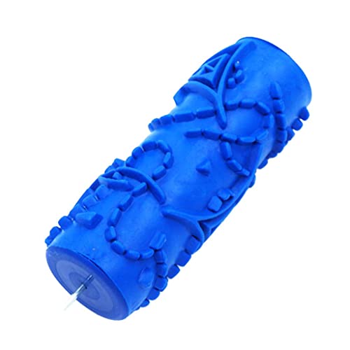 12,7 cm geprägter Farbroller, Wandschablone, Pinsel, Blumenmuster, Dekor #11, Blau, Stil 5 von KBOLAE