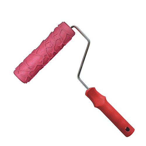 17,8 cm gemusterter Farbroller für Wand, Holzmalerei mit Griff, #11 PR495 17,8 cm gemusterter Farbroller für Wand, Holzmalerei mit Griff, #11 PR495 von KBOLAE