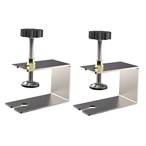 2 Stück Edelstahl-Holzbearbeitungs-Klemmen, stabile Befestigungsklammer, Anpassung, 10 x 9 x 5,8 cm, Stil 3 von KBOLAE