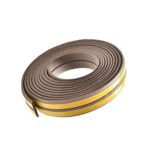 5 m selbstklebendes Schaumstoff-Dichtungsband für Fenster und Türen, 9 x 2 mm, Braun, 9 x 2 mm 5 m selbstklebendes Schaumstoff-Dichtungsband für Fenster und Türen, 9 x 2 mm, Braun, 9 x 2 mm von KBOLAE